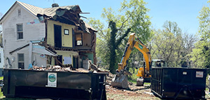 Demolition in Warrenton, Virginia